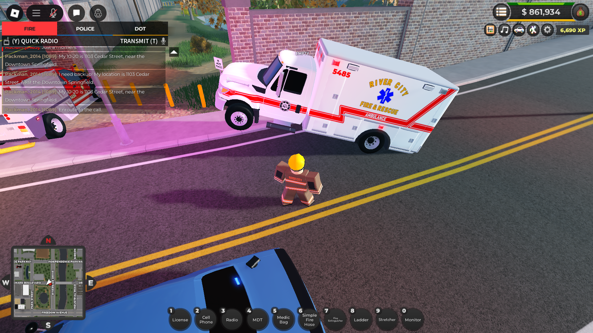 Ambulance Wheelie